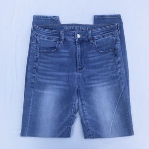 american eagle high rise skinny jeans
